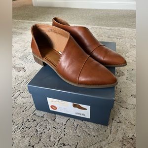 Universal Thread Wenda cognac faux leather cut out booties sz 10